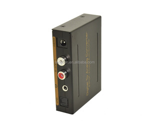 Convertidor de interruptor de Audio con 2 fibra óptica Digital SPDIF Toslink 2 Coaxial Audio a Digital óptico analógico 3,5mm estéreo 2 RCA - Product Image 4
