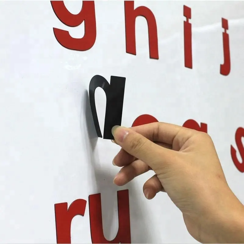 Personalizzato moda popolare lettere di alfabeto magnetico per frigo