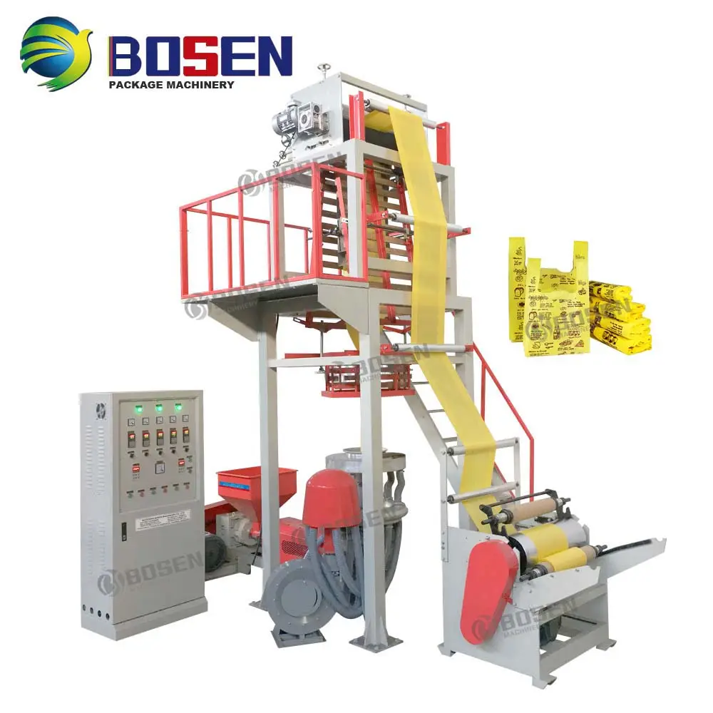 100% Biodegradable Corn Starch Bag Making Machine Plastic Film Blowing Machine