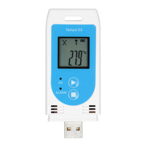 USB registrador de datos de temperatura de reutilizable RH temperatura, Sensor de temperatura Digital Termometro de humedad de Metro - Product Image 2