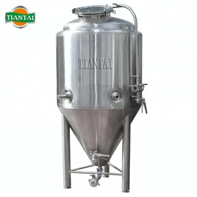 Fermentador cónico de acero inoxidable, 200l, 2HL, para cerveza