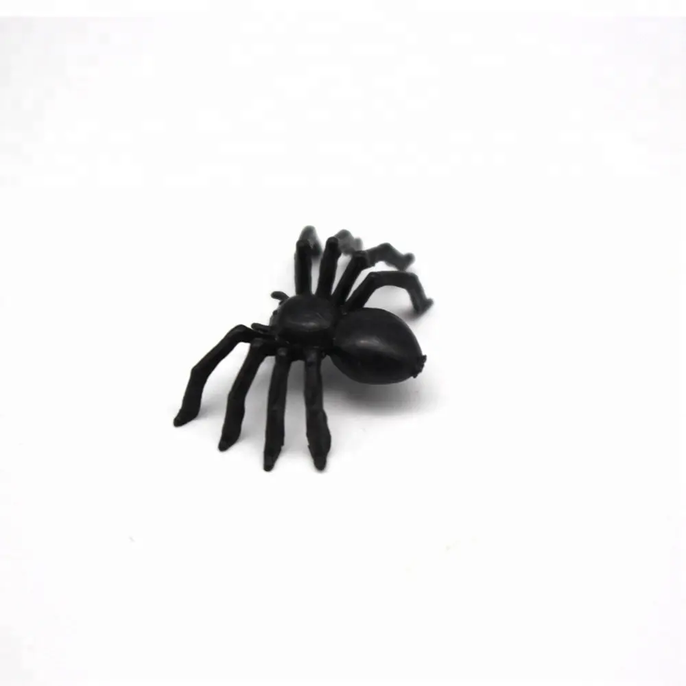 Nuovo Disegno 2 centimetri Mini di Plastica Spider Giocattoli Decorazione Del Partito di Halloween