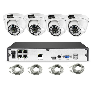 Home Sistema Seguridad 5Mp Casa Loja Security Camera 4Ch Linux Nvr Kits