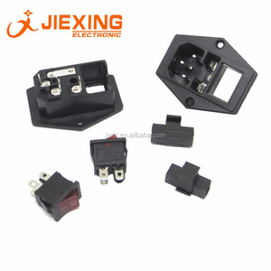 ซ็อกเก็ตไฟ AC พร้อมสวิตช์โยกและฟิวส์10A 250V 3 In 1 - Product Image 4