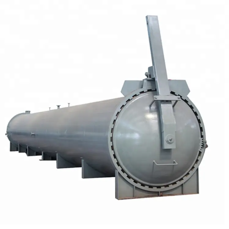 Autoclave horizontal Industrial, hecho en china para bloques aac