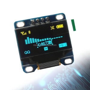 0,96 "I2C IIC SPI Serien 128X64 Yellow & Blue OLED LCD Led-display-modul