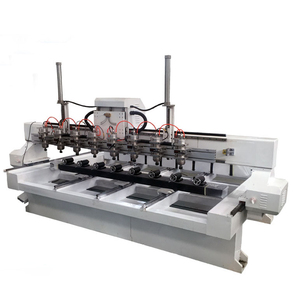 Máquina de carpintería de 8 cabezas 3d 4 eje multi husillos cnc router con rotary - Product Image 1