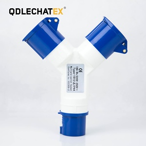 Type 1013-<strong>2</strong> Ip44 220v-415v 2P+E 2way 16A 2pin <strong>Multi</strong> Plug <strong>Socket</strong> - Product Image 3