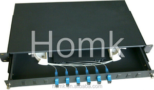 机架安装光纤接线盒 LC 24 端口 ODF 19 光纤修补面板 - Product Image 3