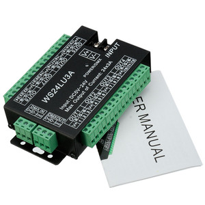 WS24LU3A 24CH DMX512 DMX декодер светодиодный диммер контроллер DC5V-24V 24 каналов 3А светодиодный декодер постоянного напряжения общий анод - Product Image 4