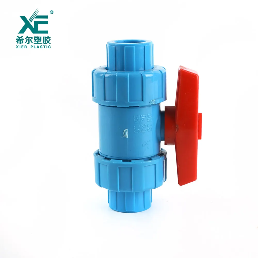 All kinds of high quality custom logo plastic true union ball valve