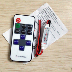 RF Kabellose Fernbedienung Controller 12A 5 V-24 V LED RF Wireless Mini Remote Dimmer Controller für LED streifen mit Kostenloser Versand - Product Image 4