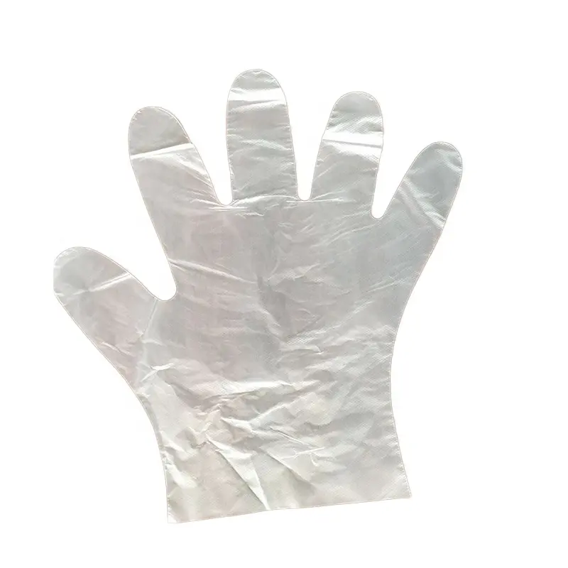 Kunststoff Transparente Einweg-HDPE-Handschuhe Einweg handschuhe für den Heimgebrauch