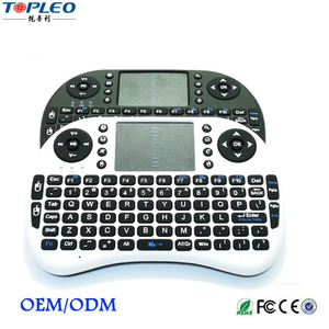 Fácil de usar teclado i8 Rii 2.4G mini inalámbrico de juegos de ordenador y el ratón con touchpad ratón