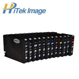 Hitek เข้ากันได้กับ Canon PGI 29 PGI29ตลับหมึก PGI-29สำหรับ PIXMA PRO 1พร้อมชิปหมึกเต็ม