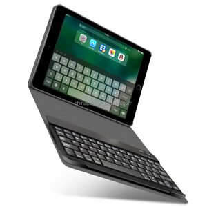 Funda de cuero para teclado de iPad, funda con teclado inalámbrico extraíble para iPad de 9,7 '', 2017 - Product Image 2