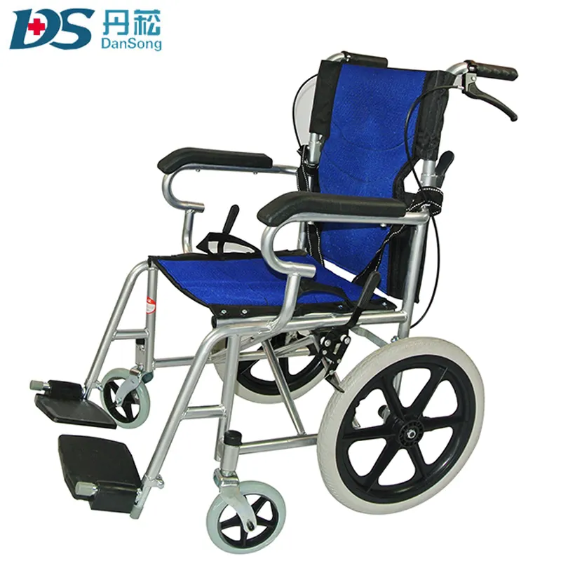 Venta al por mayor de muebles de hospital plegable ligero manual de silla de ruedas