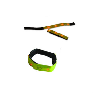 High Light EN 17353 <strong>LED</strong> Sports Armband Flashing Light up <strong>Reflective</strong> Arm Bands for Running Cycling Walking Runner Night Safety - Product Image 1