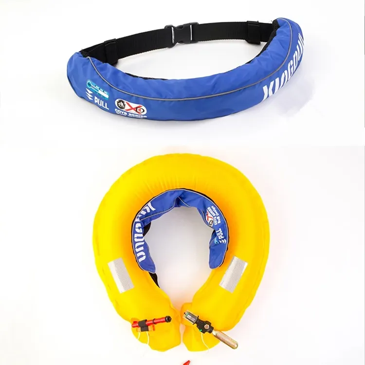 De alto rendimiento CE Venta caliente inflable pfd cinturón salvar la vida de la vida