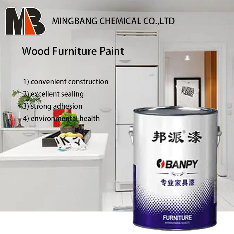 High gloss trasparente dell'unità di elaborazione mobili in legno deco finitura vernice vernice