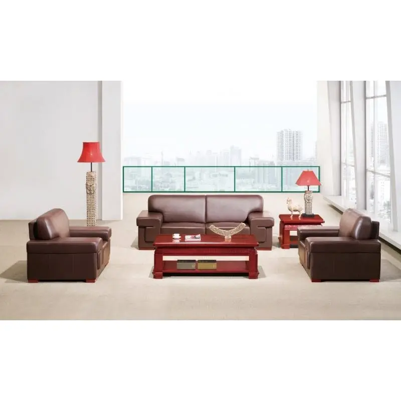 High Quality Office Sofa Set With Tea Table