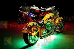 10 PC เดี่ยวสีที่กำหนดเองรถ LED รถจักรยานยนต์ไฟ led พร้อมชุดรีโมทคอนโทรล - Product Image 6