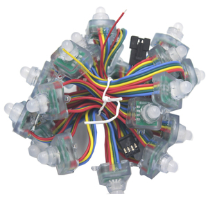12 millimetri WS2811 f8 rgb ha condotto il modulo pixel, IP68 impermeabile DC5V 12V di colore completo di RGB luce della stringa di natale HA CONDOTTO LA luce Indirizzabile Pixel LED - Product Image 5