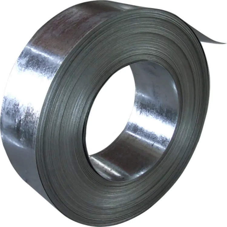 JIS g3302 DX51D sıcak daldırma galvanizli çelik şeritler/Q235 galvanizli çember demir fabrika fiyat