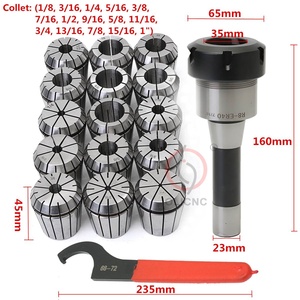 15 pcs/套 ER40 弹簧夹头高精密夹头套装，带 R8 柄 ER40 卡盘用于数控雕刻机铣床车床工具 - Product Image 3