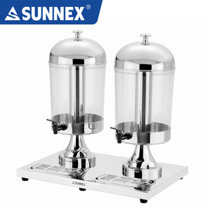עבור מתקן מיץ כפול sunnex נירוסטה ופלסטיק 5ltr x 2 מלון & ציוד מסעדה