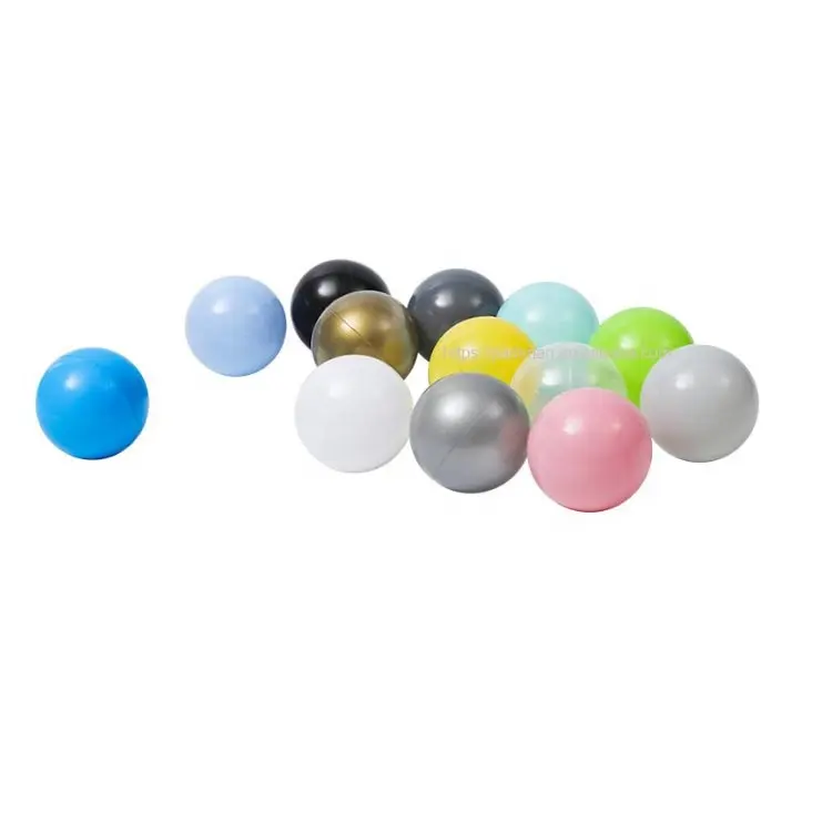 Оптовая продажа, 100 упаковок, 7 мм, разноцветные пластиковые шарики для игры в море bobo