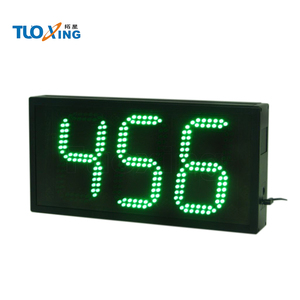 Orologio digitale portatile 999 giorni conto alla rovescia 6 pollici a 3 cifre Timer manuale verde telecomando elettronico teoria - Product Image 1