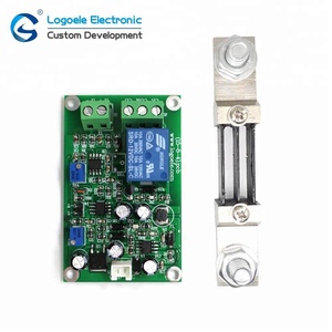 Analogico di uscita a relè 0-20A 30A 50A circuito DC modulo 300A shunt 200a 100a sensore di corrente