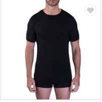 T-shirt homme col rond noir