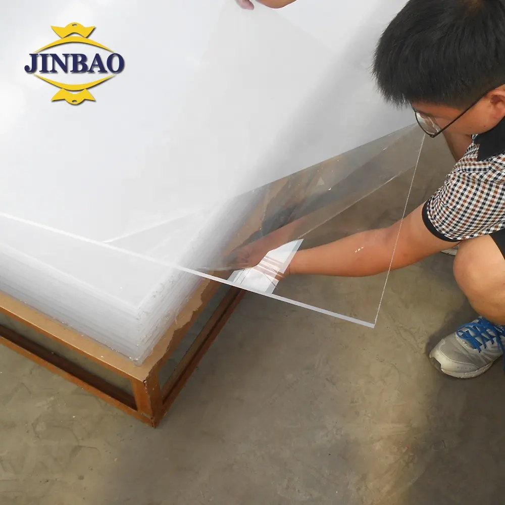 JINBAO المصنع مباشرة توفير كتلة الاكريليك 4ft x 8ft بالجملة pmma الاكريليك ورقة الخردة