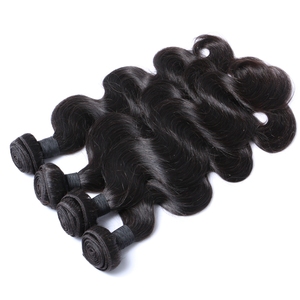 <span class=keywords><strong>Aliexpress</strong></span> חינם משלוח מדגם ברזילאי שיער גוף גל שחור צבע שיער 100% בתולה לא מעובד שיער טבעי