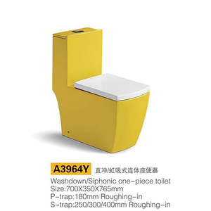 One-piece Siphonic Closet Cheap <strong>Wc</strong> Portable Toilet Seat - Product Image 3
