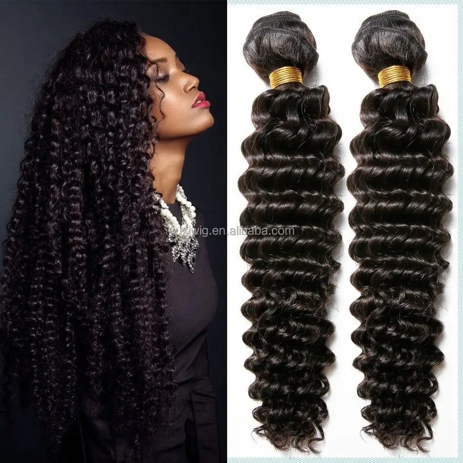 Spiral curl Bundles Peruviana Estensione Dei Capelli 6A Riccio crespo Tessuto Dei Capelli Umani Testa Piena