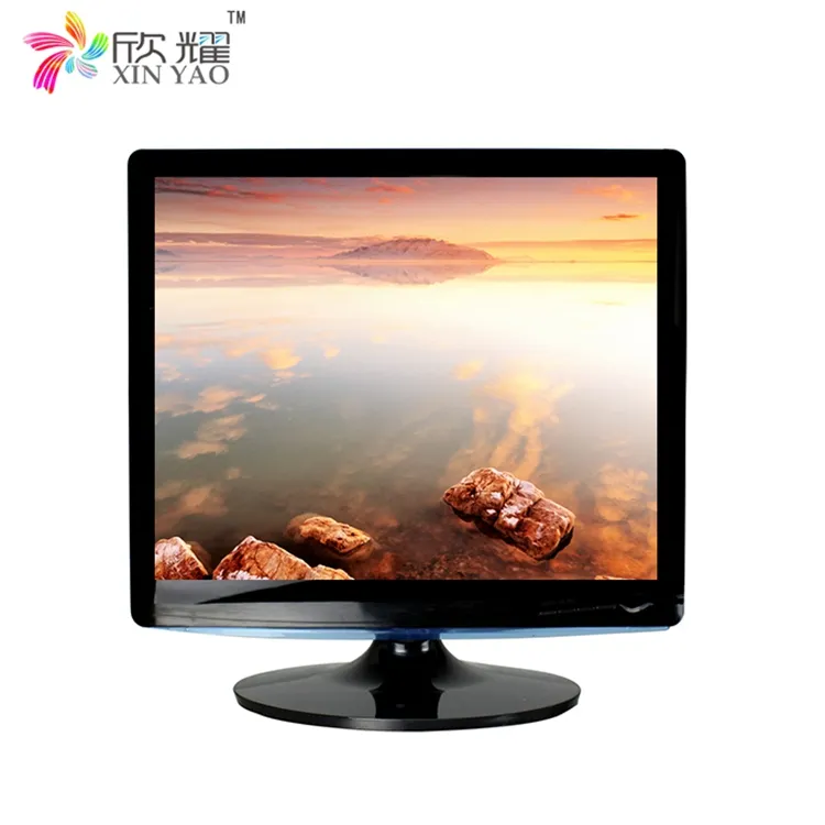 PC Profesional Pabrik HDM DVI LED Komputer LCD Monitor Harga 15 Inch