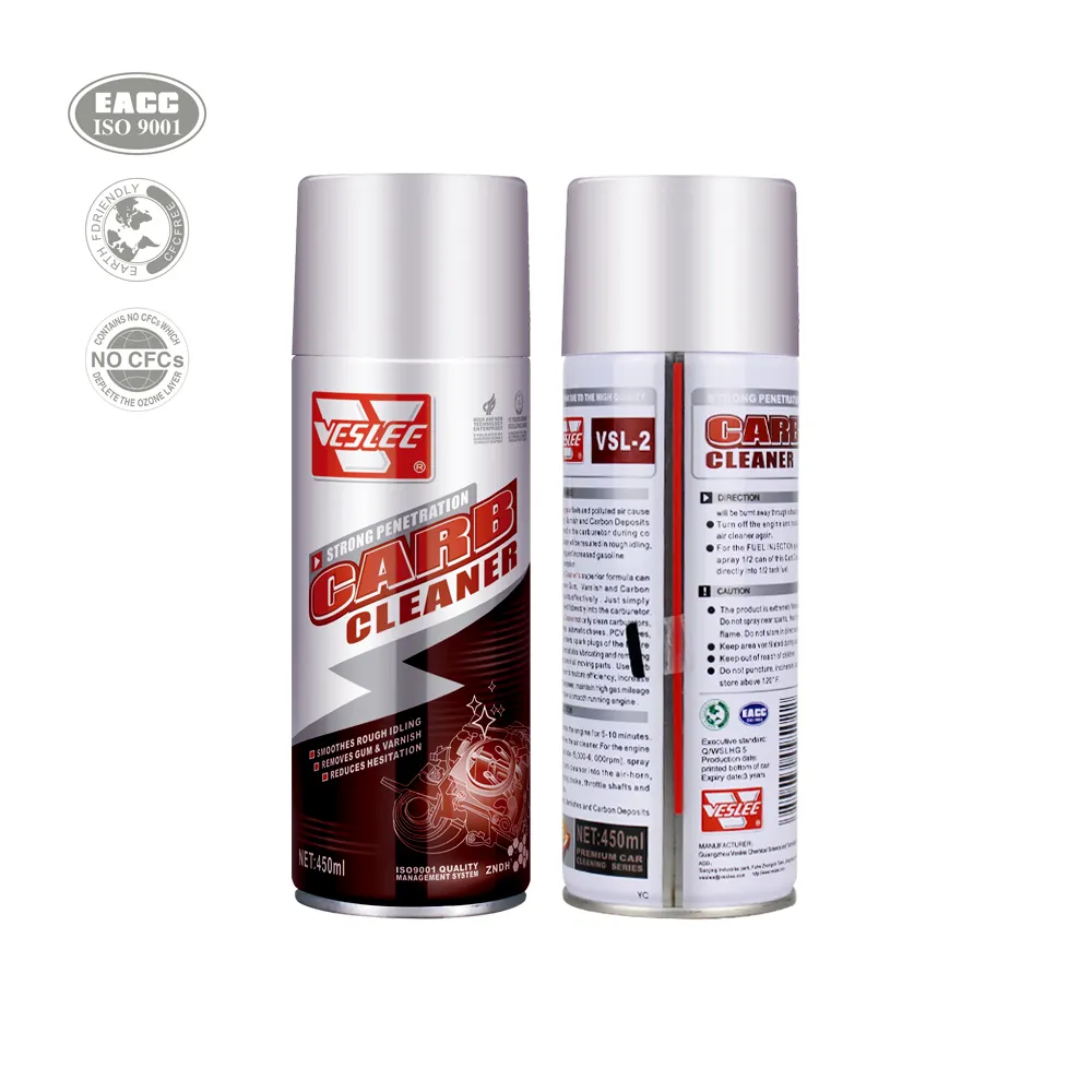 Produttore VESLEE ricambi auto qualità spray carburante carburatore moto pulitore carburatore