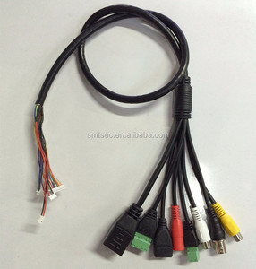 H.265 IP Camera Module RJ45+<strong>BNC</strong>+DC+USB+Audio <strong>Input</strong>+Audio Output +RS485+Alarm Full Function Network Cable(UG) - Product Image 2