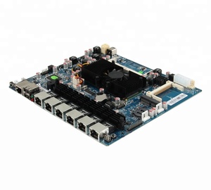 Intel Atom D525 Red industrial cortafuegos de seguridad la placa base del ordenador 6 lan dc poder sim CF - Product Image 4