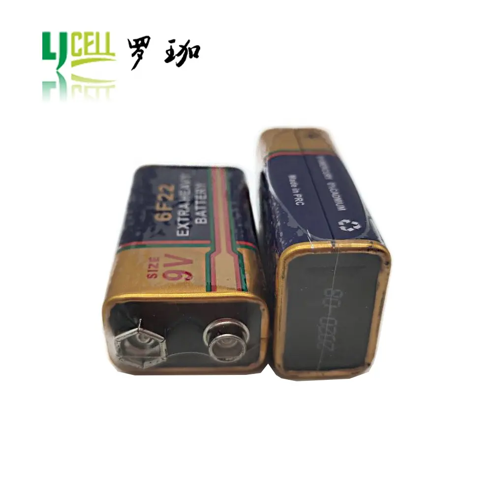 Hot Koop Zink Carbon Droge Cell 006P Heavy Duty Batterij Voor Multimeter 6f22 9V Batterij