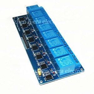 Módulo de relé de 8 canales DC5V con optoacoplador compatible con AVR / 51/PIC, placa de relé PLC pcb - Product Image 3