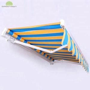 GR660 Nhôm Manual Retractable Patio Cánh Tay Gấp Mái Hiên Để Bán - Product Image 1