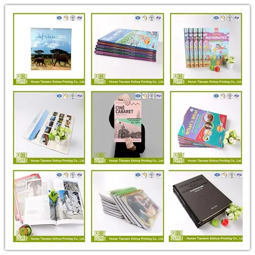 China fabrik versorgung heißer stand plakat business farbe buch druckpapier sattelheftung kalender individuell bedruckte notebooks