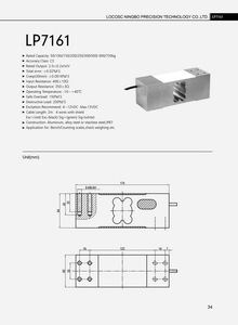 ロードセルL6E3センサー50Kg、計量ブリッジ10Gロードセル、電子計量センサー200Kg - Product Image 5