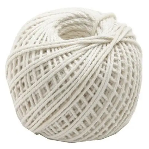 Corda intrecciata di dimensioni personalizzate corda di cotone naturale al 100% corda intrecciata in macramè bianco