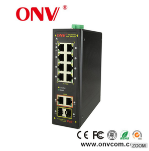 Hot Selling 8 <strong>port</strong> Industrial Ethernet PoE <strong>Switch</strong> 8 <strong>Port</strong> PoE Media Converter for CCTV Cameras