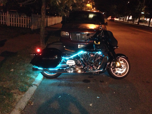 12V RGB LEDストリップライトキットオートバイ車用ATV 2年保証電話アプリ音楽制御白その他カーライトアクセサリー